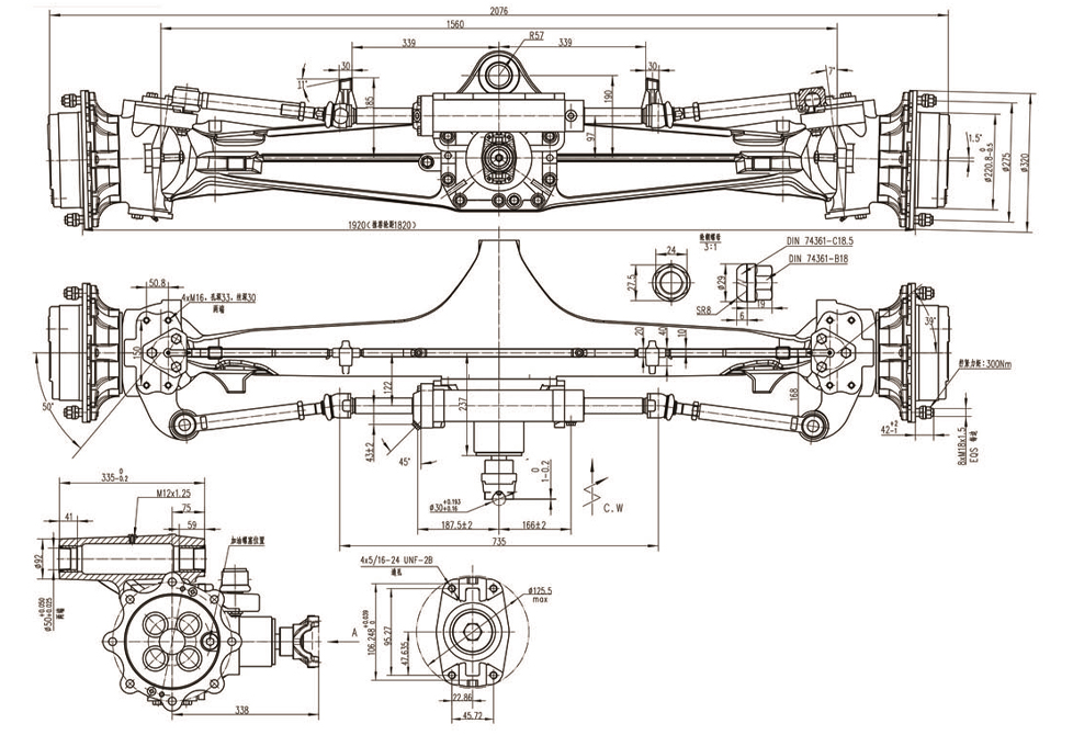WZZD75-100 SERIES DRIVE AXLE