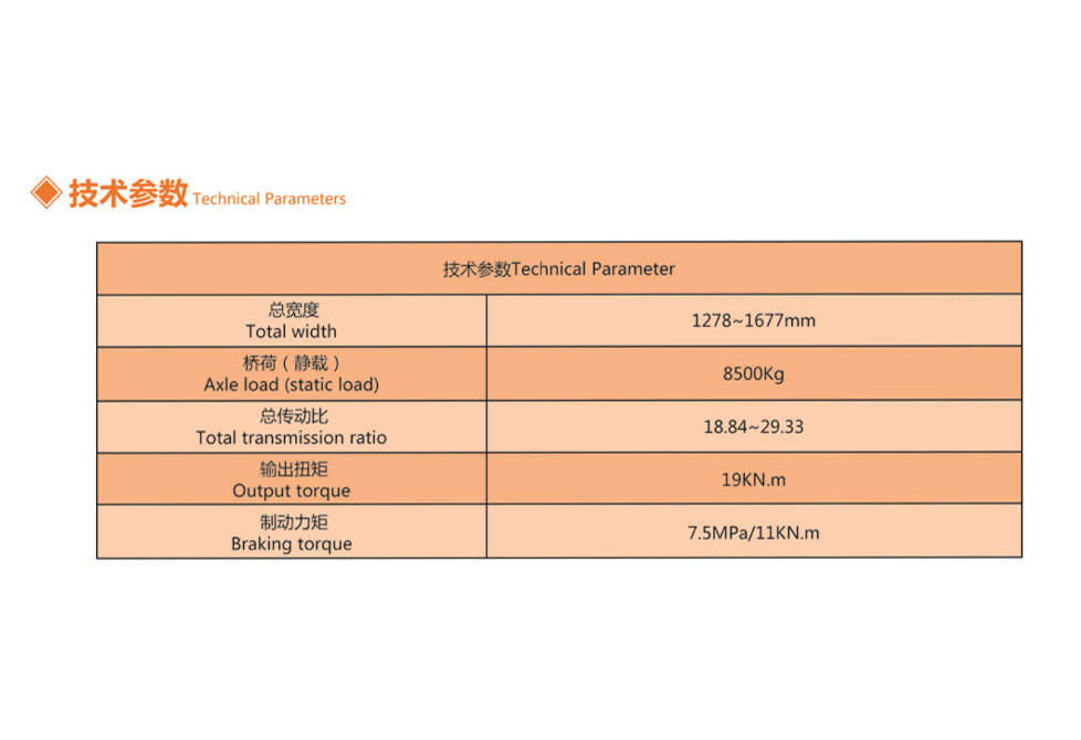 ZL18S SERIES WET BRAKE AXLE