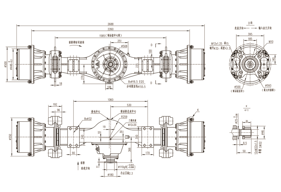 ZL60 SERIES DRIVE AXLE