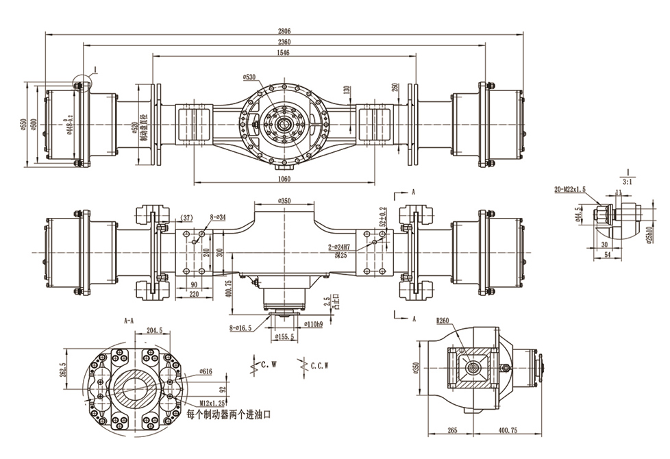 ZL70 SERIES DRIVE AXLE